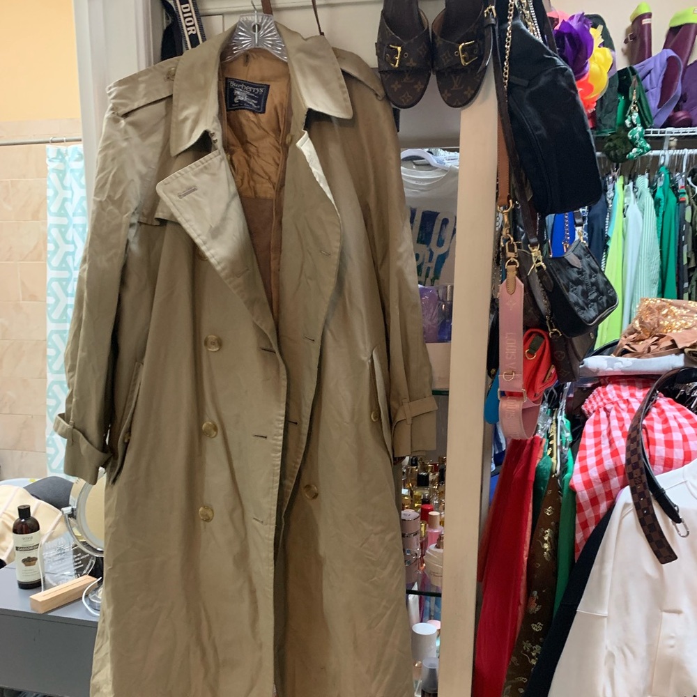 Burberry Tan Trench Coat